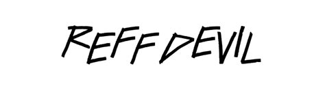 Reff Devil Font