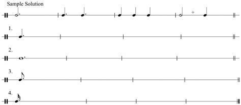 Durational Values Symbols Representing Time In Music