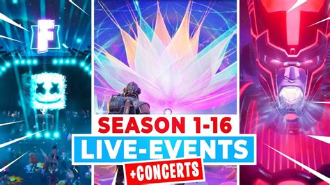 All Fortnite Live Events Season 1 16 New Zero Crisis Event Youtube