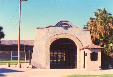 Yuma Arizona ~ Yuma Territorial Prison Gate House ~ 1985 Flickr