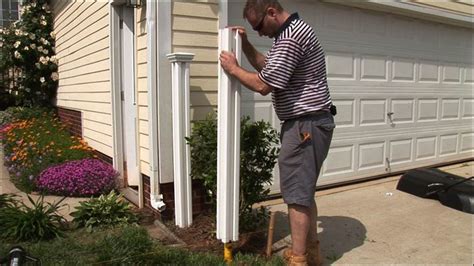 Diy fence posts, do it yourself fence posts. Tips for installing a vinyl fence the easy way - Toledo Blade