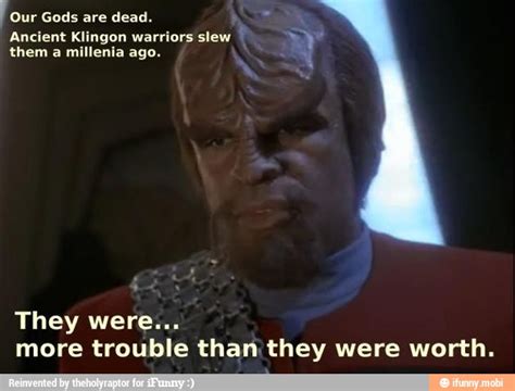 Four Ancient Klingon Warriors Slew Them A Millenia Ago More Trouble