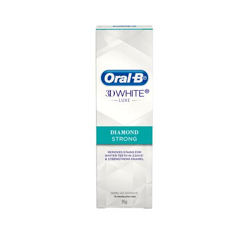 Oral B 3d White Luxe Diamond Strong Toothpaste 95g Shopifull