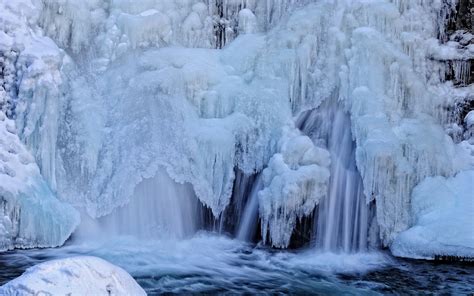 Ingyenes Háttérképek Vízesés Téli Jég Folyó Folyam Fagyasztó
