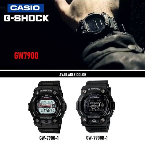 Original 100 G Shock Gw 7900 1 Gw 7900b 1 Gw 7900b 1jf Tough Solar Multiband 6 Sport Men Watch