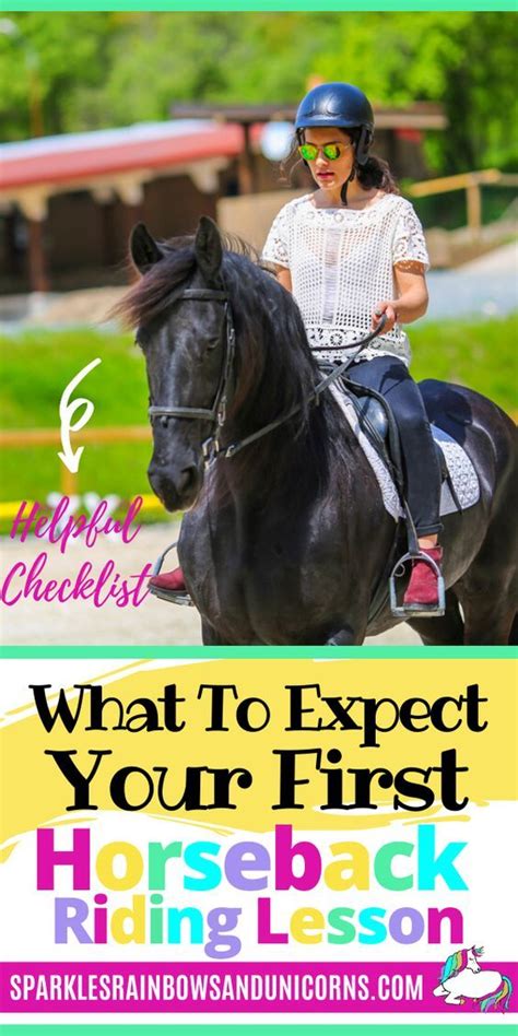Getting Ready Guide For Your First Horse Riding Lesson Free Printable