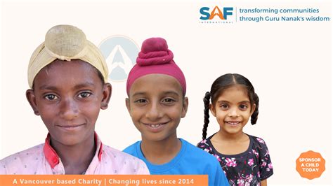 Saf International Sponsor A Child Canadian Charity