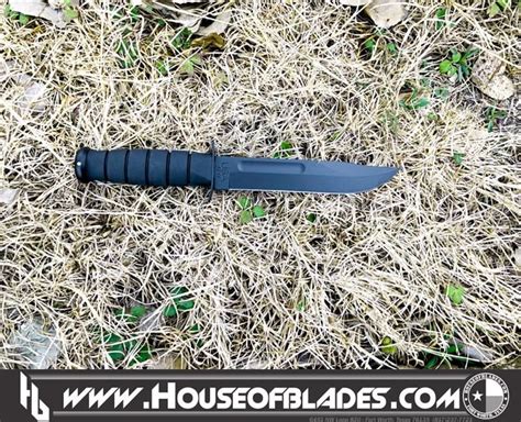 Ka Bar 1213 Fighting Knife Black Fixed Blade Specifications Blade