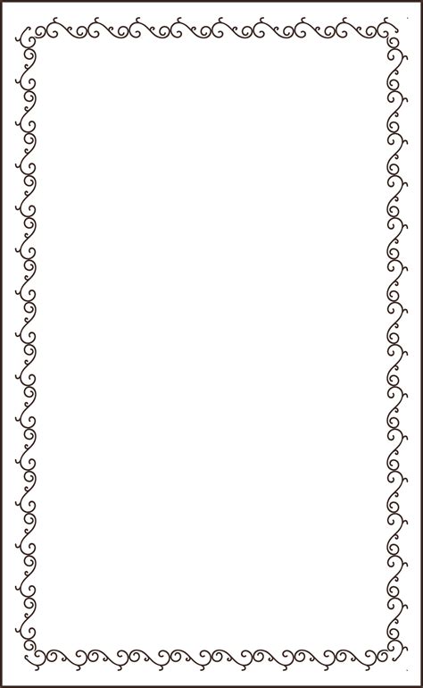 Free Printable Lined Paper With Decorative Borders