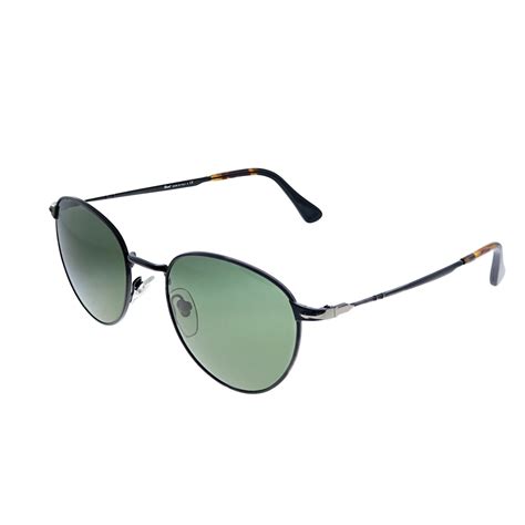 Persol Po2445s 107831 52blk Sartoria Sunglasses Black Frame Green Lens