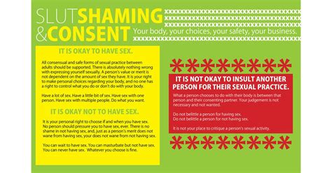 Slut Shaming And Consent Sex Ed Infographic Popsugar Love And Sex Photo 4