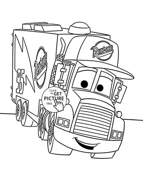 See more ideas about truck coloring pages, big rig trucks, trucks. Cars Mack coloring page for kids, disney coloring pages ...