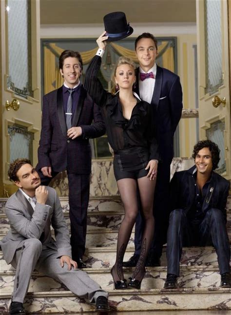 Tuxes And Sexy Dresses Big Bang Theory Cast Members