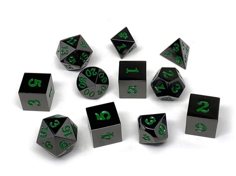 Metal Dice Sets For Rpgs And Gaming Easy Roller Dice Company