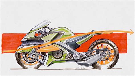 Motorcycle Design Sketches By Bar Design By Luca Bar At