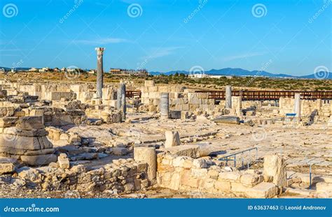 Ruins Of Kourion An Ancient City In Cyprus Stock Image Image Of