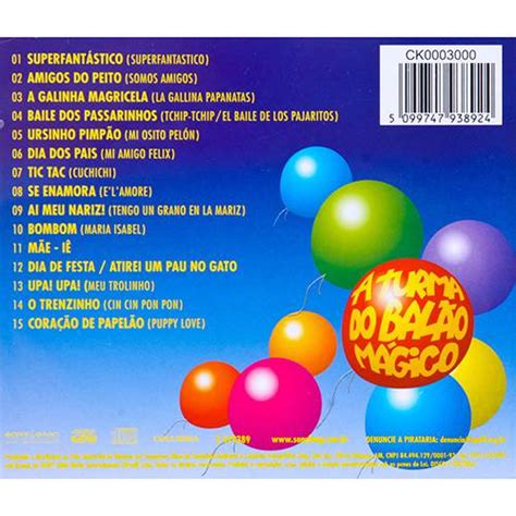 Cd As Melhores Músicas Da Turma Do Balão Mágico