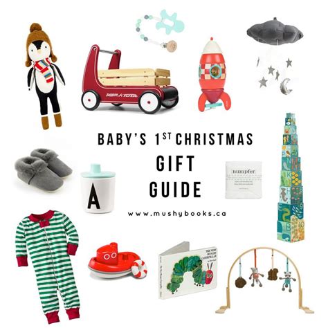 Babys First Christmas T Guide — Mushybooks Modern Baby Books Baby