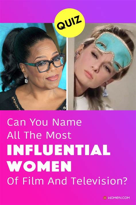 Quiz Can You Name All The Most Influential Women Of Film And Television Artofit