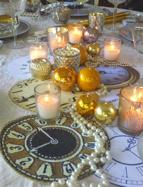 New year's eve party ideas: 30 DIY New Year Table Decoration Ideas | Table Decorating ...