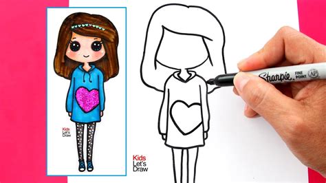 Aprende A Dibujar Un Modelo De Chica Adolescente How To Draw A Cute