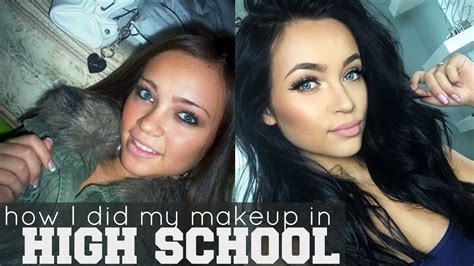 Also, some people say glo up while others say glow up. HOW I DID MY MAKEUP IN HIGH SCHOOL | THE GLOW UP ...