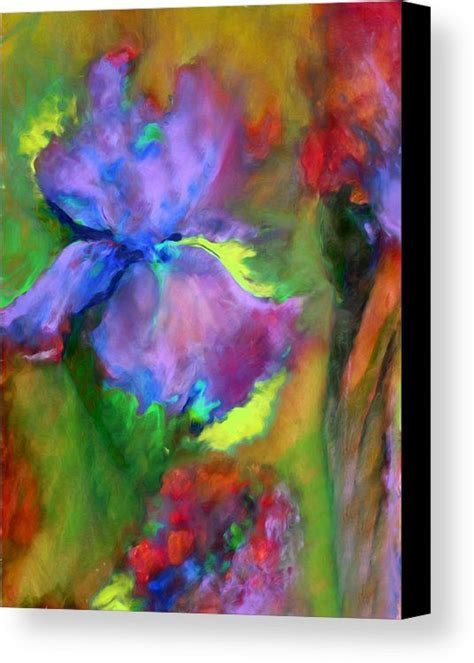 Passionate Garden Abstract Canvas Print Canvas Art By Georgiana