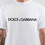 Dolce Gabbana T Shirt Size Chart