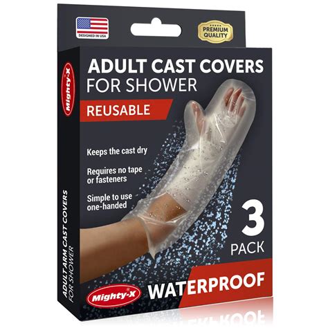 Buy 100 Waterproof Cast Cover Arm Watertight Seal Reusable Adult
