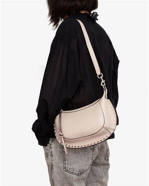 Womens Oskan Moon Leather Shoulder Bag In Isabel Marant Si