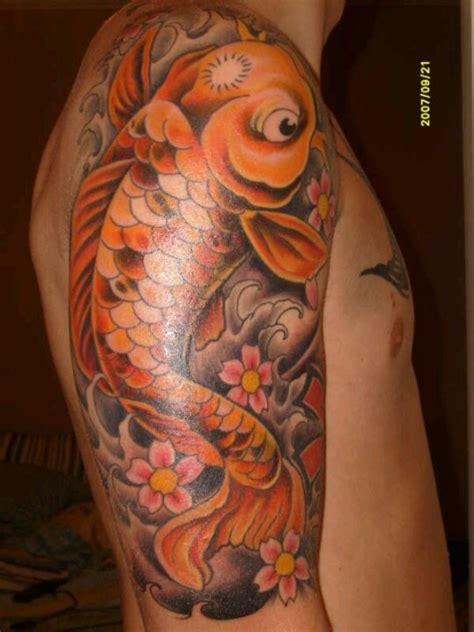 Koi Tattoo On Sleeve Design Of Tattoosdesign Of Tattoos