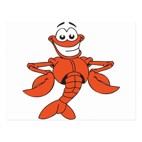 Funny Lobster Postcard