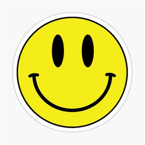 Smiley Face Squinting Big Smiling Happy Smileys Sticker By Dogboo Artofit