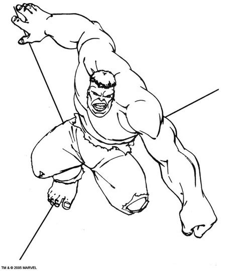 Kidsnfun Kleurplaat Hulk Hulk