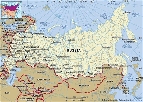 Political Map Of Russia Photos Cantik