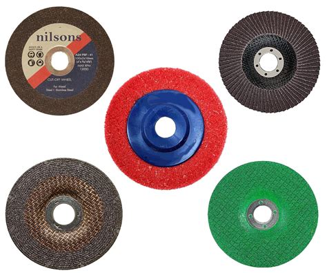 Nilsons Angle Grinder Blades Set For Metal Steel Cutting Grinding