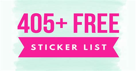 For that reason, i will recommend request free stickers from multiple companies at a time so that you chipotle: 405 TOTALLY FREE Stickers By Mail LIST! - Free Samples By ...