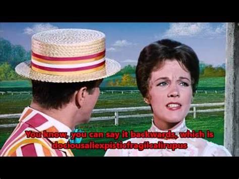 Supercalifragilisticexpialidocious Lyrics Mary Poppins Mary Poppins