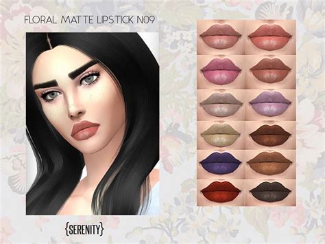 Some Flower Colors Matte Lipsticks Found In Tsr Category Sims 4 Female