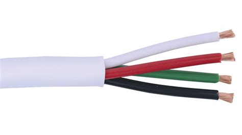 Liberty Cable 16 4c Ko Wht B500 White Knockout 16 Awg 4 Conductor