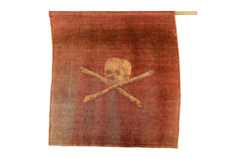 Original Jolly Roger Pirate Flag Captured In 1789 From Pirates Captain