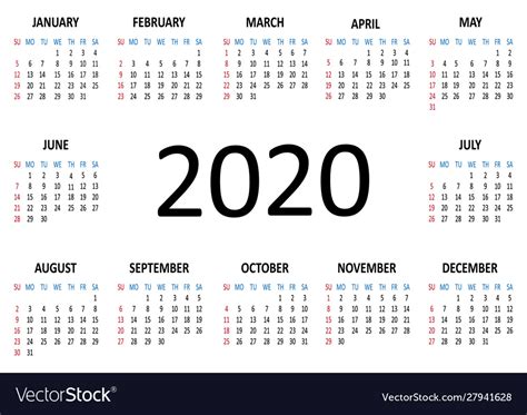Calendar Week 2020 Calendar 2020 Wall Planner Calendars Week Starts