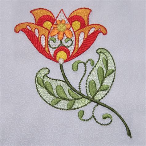 Enchanted Flowers Set Of 10 Designs Machine Embroidery Designs