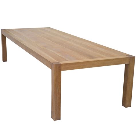 Parsons Table With Classic Limed Oak Finish For Sale At 1stdibs