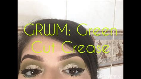 Grwm Green Cut Crease Tutorial Youtube