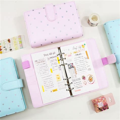 Dokibook Creative Makaron Pink Plan Notebook 2016 Notebook Korean Cat