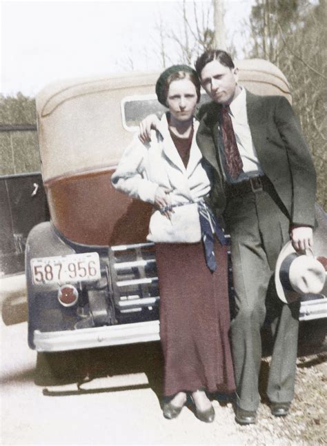 Bonnie Clyde In Color Historyonthefox