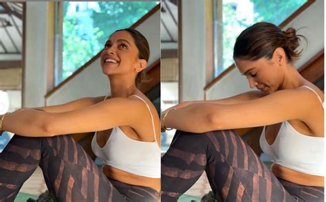 deepika padukone s latest post gym look proves she s the queen of workout style masala