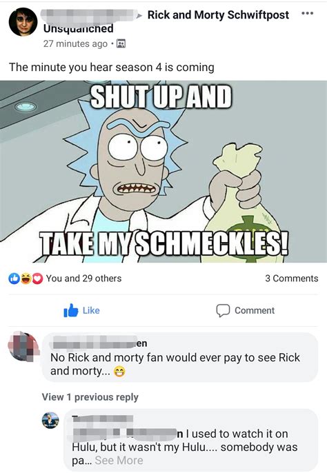 Would You Pay To Watch Rick And Morty Season 4 Rrickandmorty