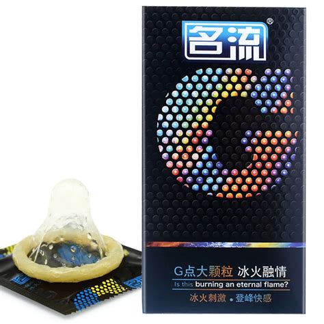 personage 30pcs lot g spot stimulation condom ice and fire big particle natural latex rubber